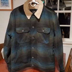 NWOT Billabong barlow sherpa jacket